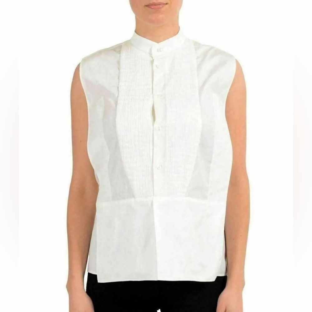 NWT Maison Margiela White Tux Top Sz 40/S